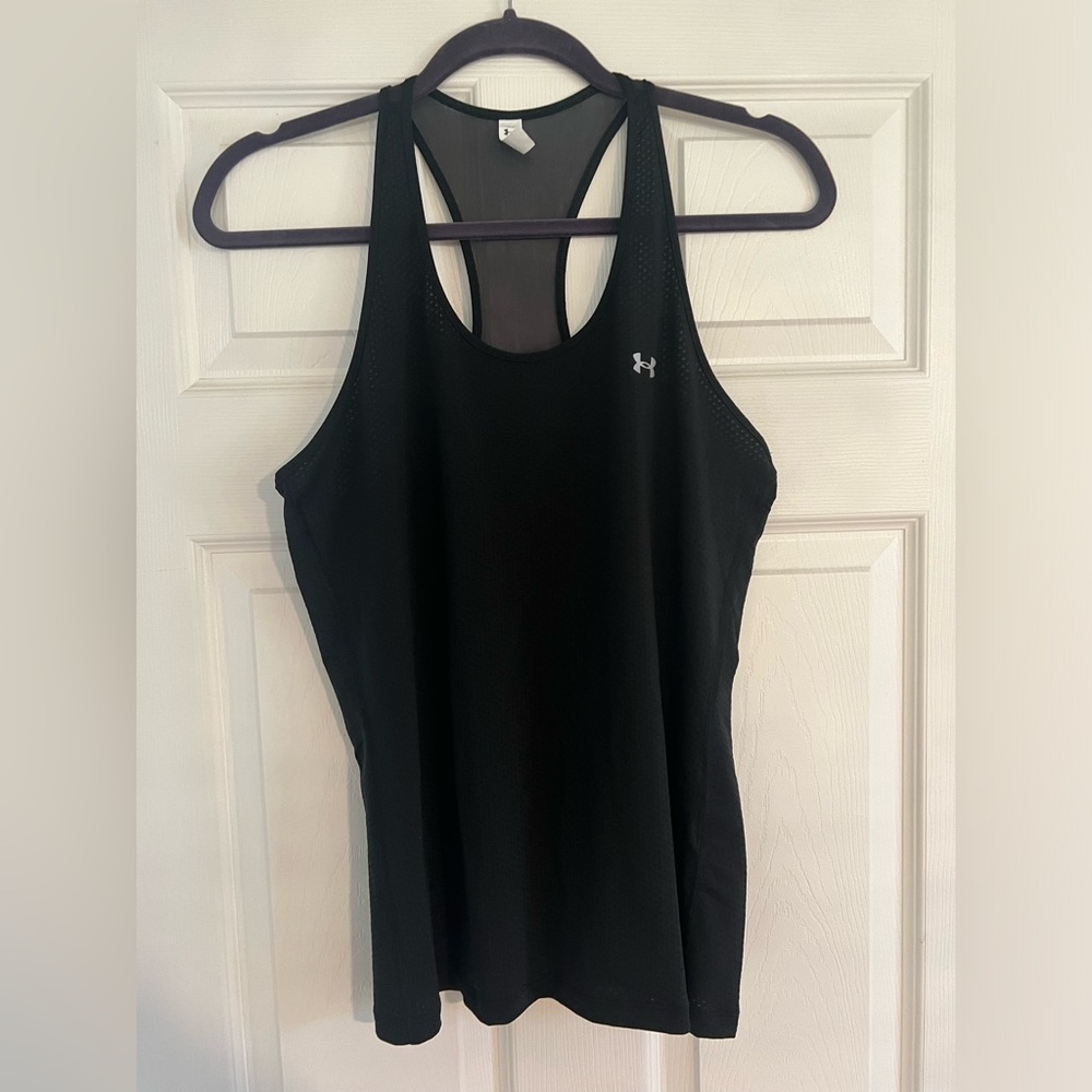 Women's HeatGear® Armour Racer Tank Size L